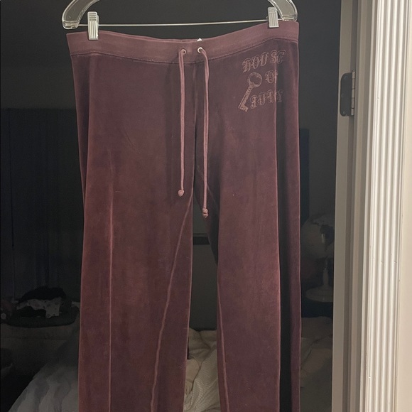 Juicy Couture Brown Velour Pants - Picture 6 of 6